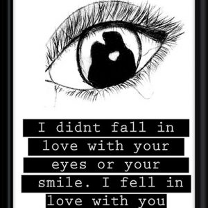 I fell for you